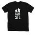 CARE STL LOGO, a Solid Black Blend Premium Unisex Tee