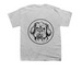 Bailey and her paci, a Sport Grey Youth Unisex Tee (back-view)