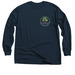 Tree Logo- Adult Navy with Color Print, a Navy Classic Long Sleeve Tee