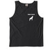 Assassin of Unwanted Behavior, a Black Comfort Colors Tank Top