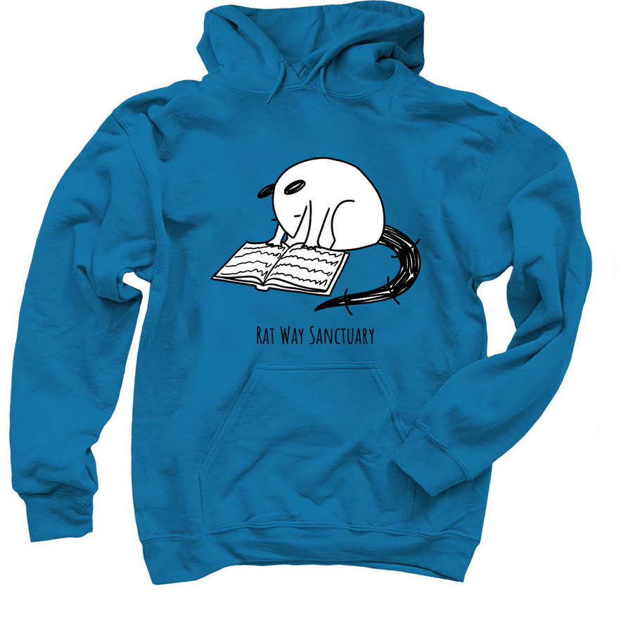 Page Doodle, a Sapphire Pullover Hoodie