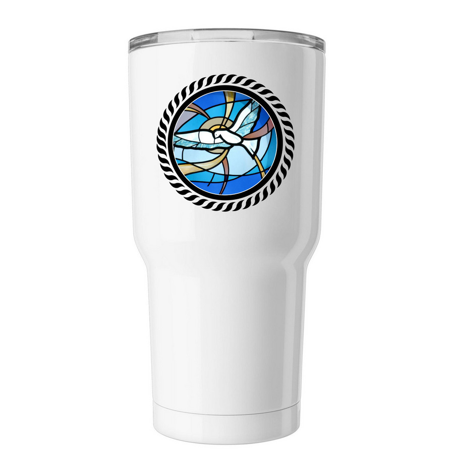 St. Paul's Tumbler, a White Insulated Tumbler