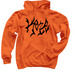 "THE HUNTER", a Orange Pullover Hoodie