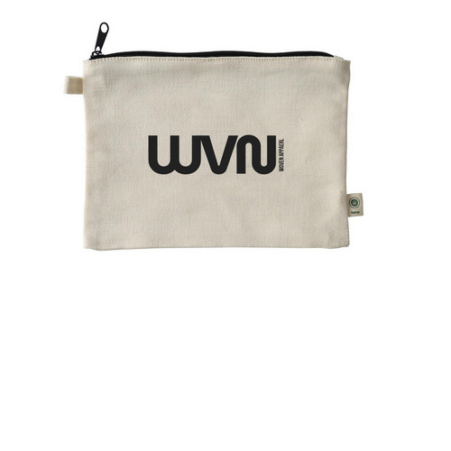 WVN logo, a Natural 9"x7" Hemp Blend Pouch