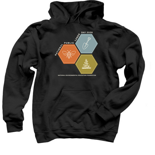Honeycomb Trio (Dark), a Black Pullover Hoodie