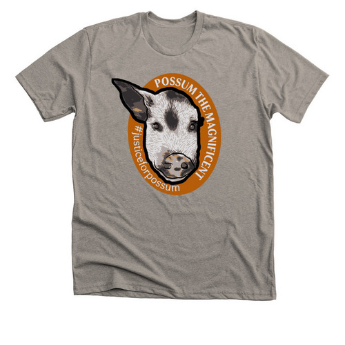 Justice for Possum graphic 2, a Heather Stone Premium Unisex Tee