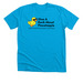Give a Duck About Piscataquis, a Neon Blue Premium Unisex Tee