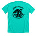 South Ponte Vedra Beach Turtle Patrol Inc., a Heather Sea Green Premium Unisex Tee (back-view)