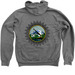 Crane Maintenance 24/25 Apparel, a Deep Heather Zip Up Hoodie (back-view)