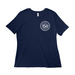 Anniversary Shirts, a Navy Women?s Relaxed Cotton Tee