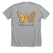 We believe in miracles, a Athletic Heather Premium Unisex Tee (back-view)