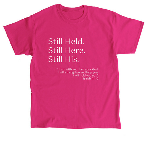 STILL HELD, a Heliconia Classic Unisex Tee