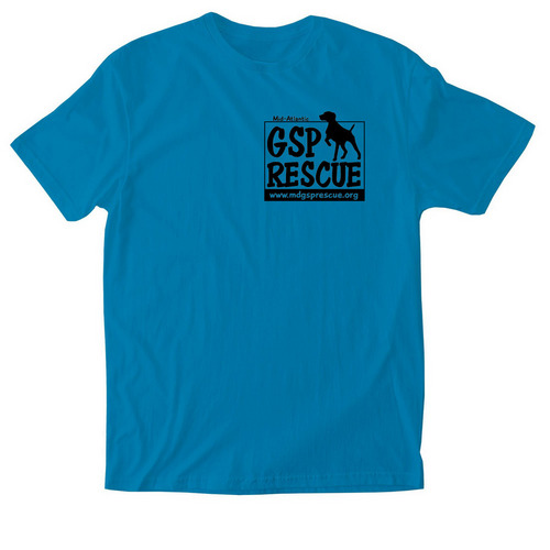 MDGSP Rescue- Black Logo Shirts-'24, a Sapphire Softstyle Cotton Tee