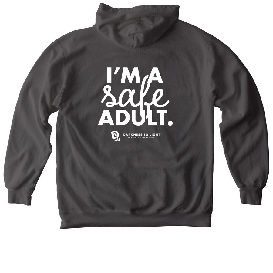 25th Anniversary Sweatshirt, a Pepper Comfort Colors Pullover Hoodie (back-view)