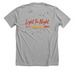 Light the Night with Blood Cancer United&nbsp;, a Athletic Heather Premium Unisex Tee (back-view)