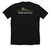 Smile Like Evan, a Solid Black Blend Premium Unisex Tee (back-view)
