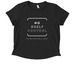 No Shelf Control, a Deep Black Allmade Eco Triblend Women?s Scoop Neck Tee