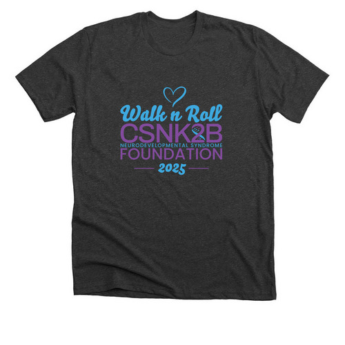 CSNK2B Awareness 2025, a Dark Grey Heather Premium Unisex Tee