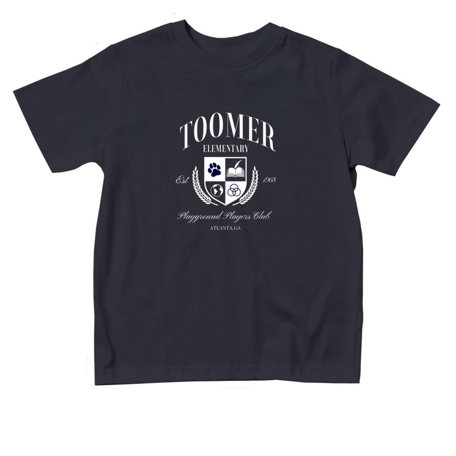 Playground Club (Toddlers - Navy/Gold), a Navy Toddler Tee