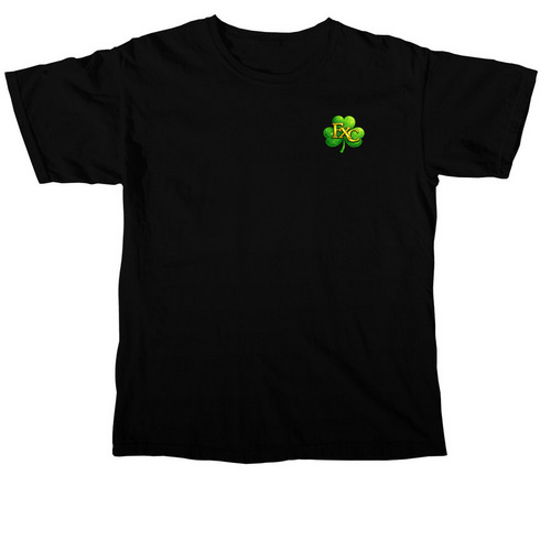 FAIRFAX CLUB ST. PATTYS MERCH, a Black Comfort Colors Unisex Tee