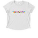 NESPRIT Nest Shirts, a Bright White Allmade Eco Triblend Women?s Scoop Neck Tee