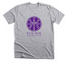 Vision Basketball - purple logo, a Athletic Heather Premium Unisex Tee