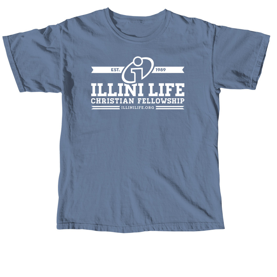 Illini Life Est. 1989, a Blue Jean Comfort Colors Unisex Tee