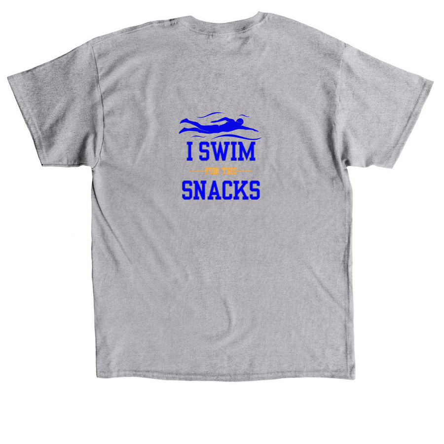 North Star Swim Team, a Sport Grey Classic Unisex Tee (back-view)