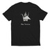 Palestinian Keffiyeh Crane Shirts, a Deep Black Allmade Eco Triblend Unisex Tee