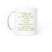 T?s Maith, a White Coffee Mug (back-view)