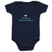 Baby Onesie, a Navy Infant Onesie