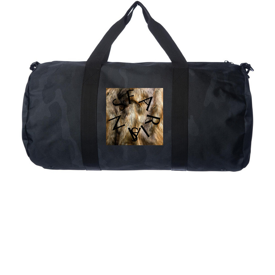 Wolf fur&nbsp;, a Black Camo Day Tripper Duffel Bag