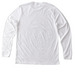 Kecoughtan '84 Alumni, a Solid White Blend Premium Long Sleeve Tee (back-view)