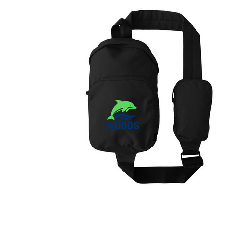 Polyester sling bag, a Black Grove Sling Bag