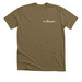 Front/Back Sunflower Logo, a Heather Olive Premium Unisex Tee