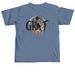 GRITwear Tshirt Launch, a Blue Jean Comfort Colors Unisex Tee (back-view)