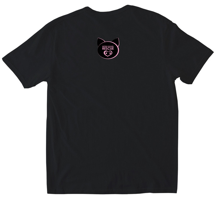 Hello Jimmy! BPR&nbsp;, a Black Softstyle Cotton Tee (back-view)