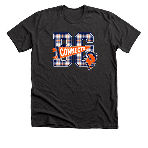 BG Connects&nbsp;, a Dark Grey Heather Premium Unisex Tee