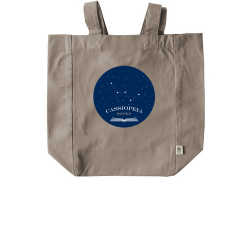 Cassiopeia Books Merch, a Pumice Recycled Cotton Tote Bag