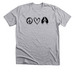 Peace, Love & Springers!, a Athletic Heather Premium Unisex Tee