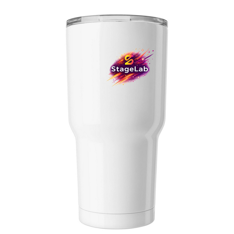 MTR StageLab Tumblr, a White Insulated Tumbler