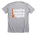 Inspire Theatre Project (ITP) Shirt, a Athletic Heather Premium Unisex Tee (back-view)
