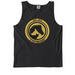 10 Year Anniversary Vintage Logo, a Black Comfort Colors Tank Top