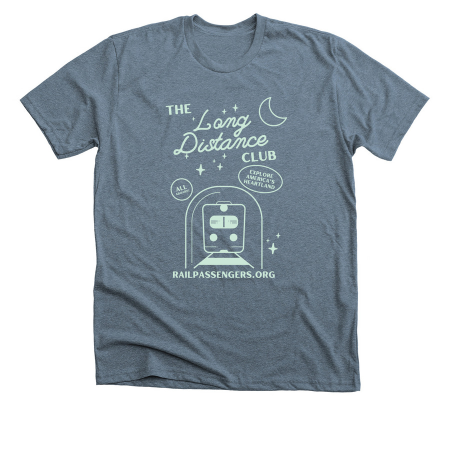 LDC, a Heather Slate Premium Unisex Tee