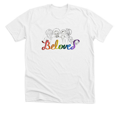 Beloved Apparel, a Solid White Blend Premium Unisex Tee