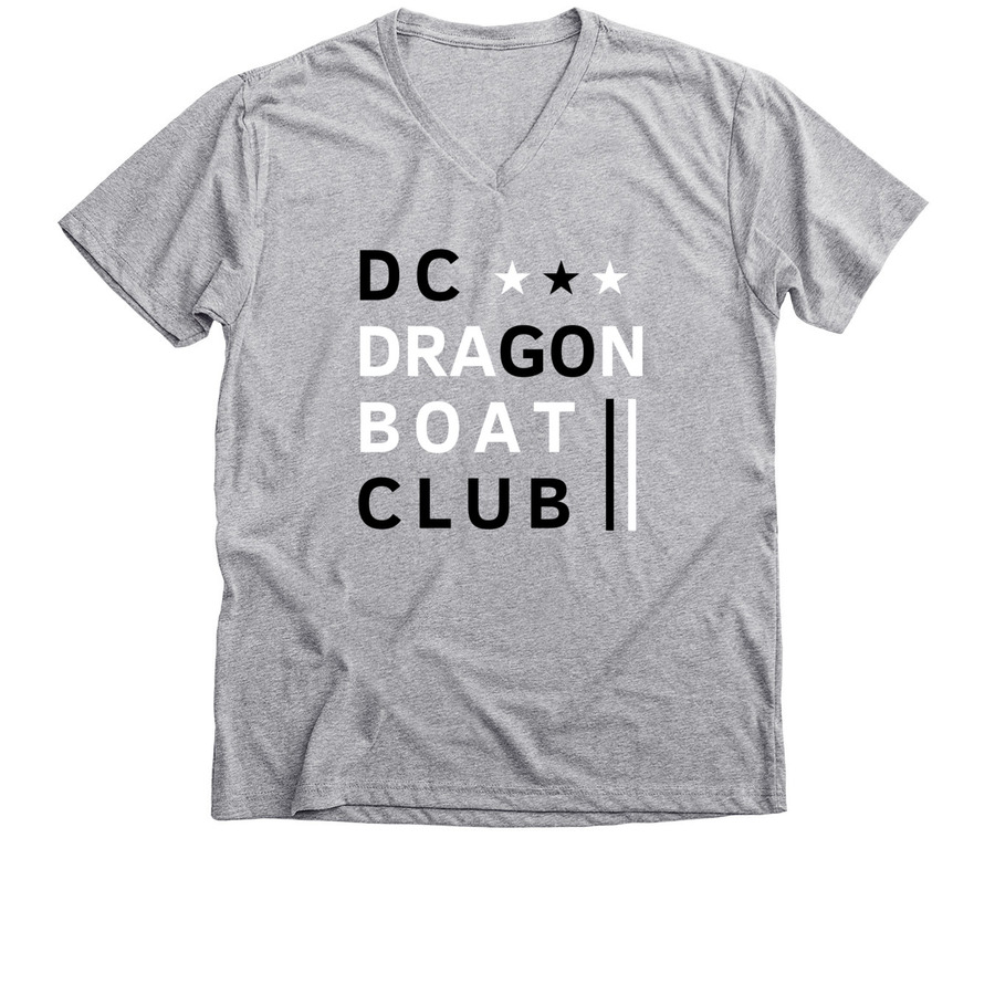 The Classic DC Dragon Boat Club, a Athletic Heather Premium V-Neck Tee
