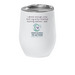 Echo-Head Wine Tumbler, a White Insulated Wine Cup