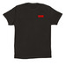 Red Lightning Unit Shirt, a Black Premium Cotton Tee