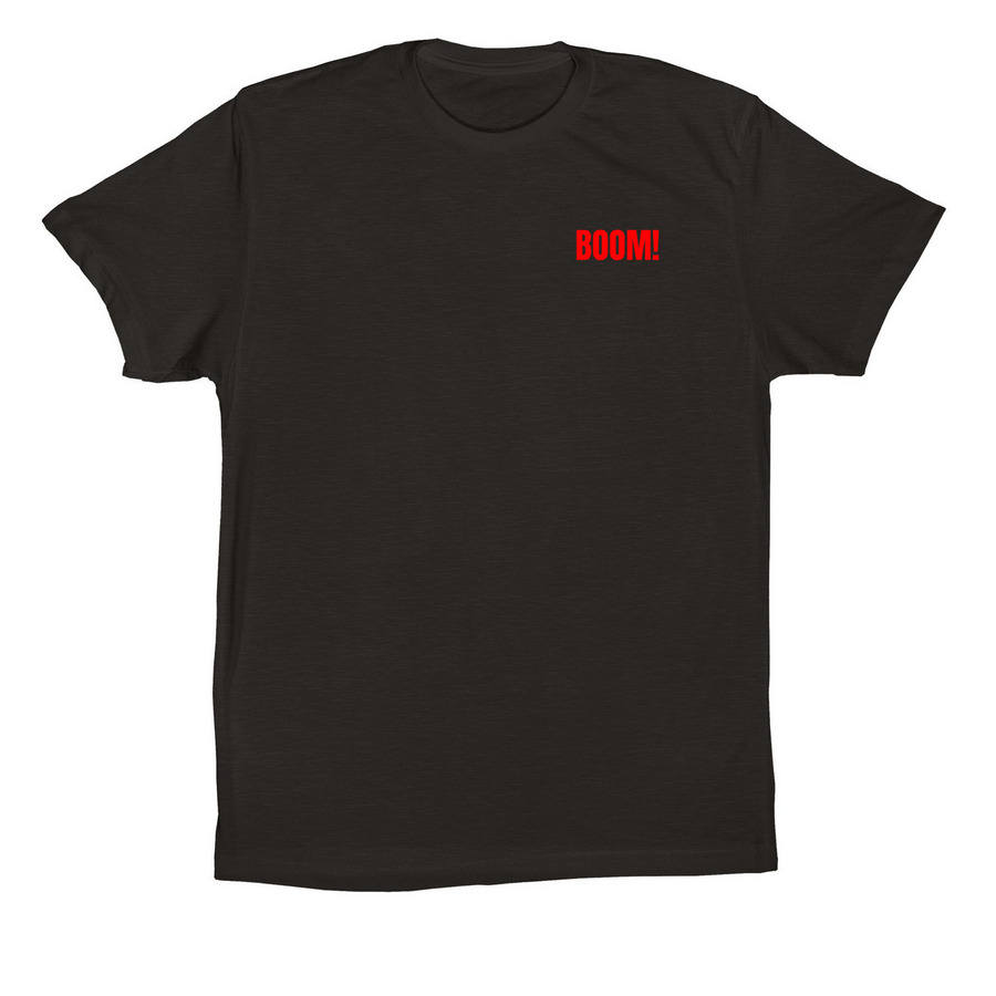 Red Lightning Unit Shirt, a Black Premium Cotton Tee
