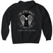 It was worth the ride, a Black Gildan Softstyle Pullover Hoodie (back-view)